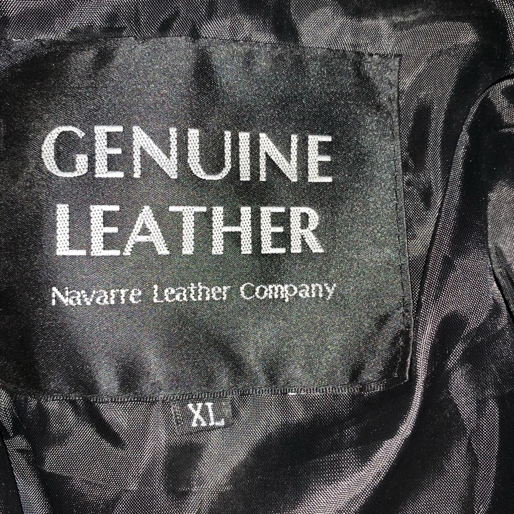 Leather jacket, patchwork style, brand new - Picture 3 of 4